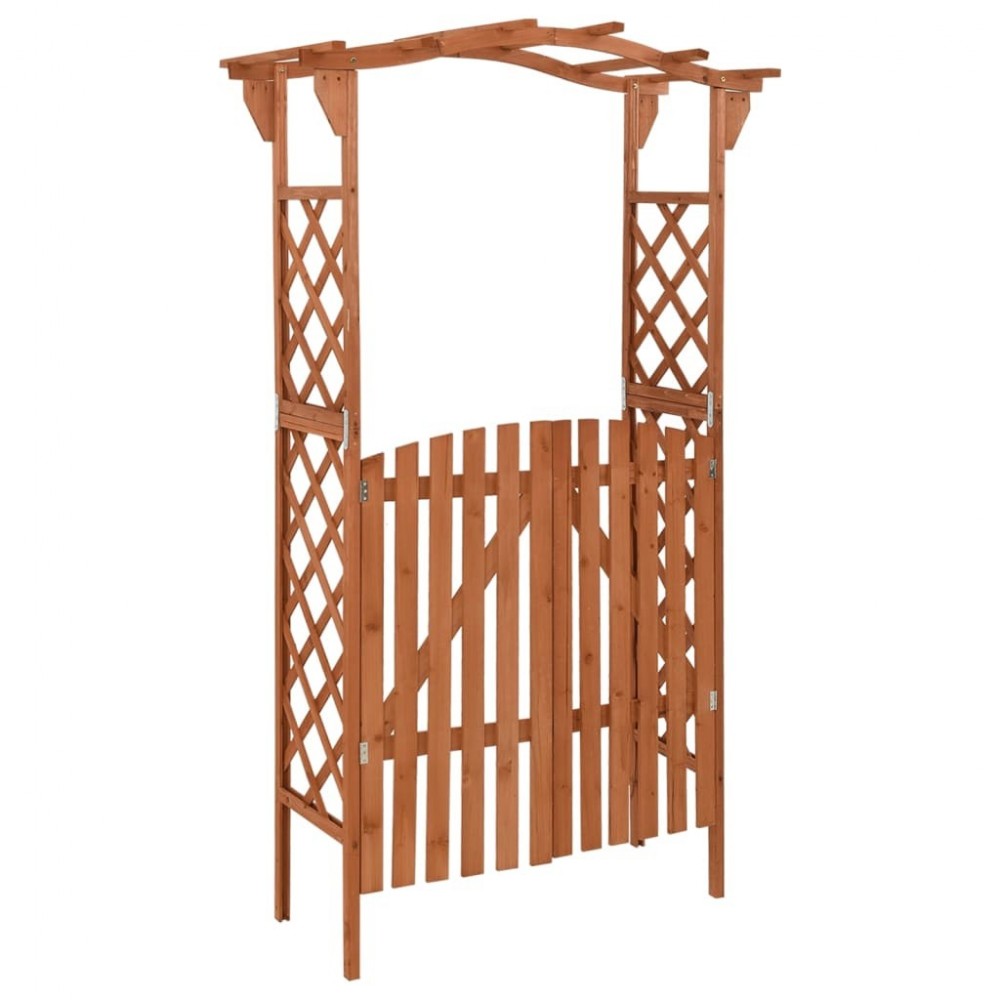 Puits à Souhait Avec Pompe - 57x50x112 Cm, Bois Sapin Massif, Pour Jardin, Décoration Extérieure