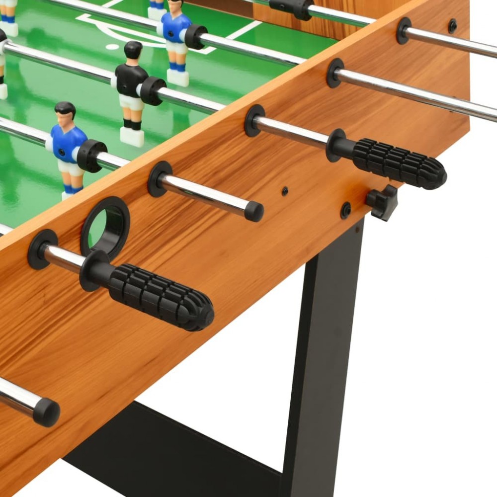 Maison Exclusive - Table de football pliante 121 x 61 x 80 cm Noir | Leroy Merlin Maison Exclusive - Table de football pliante 121 x 61 x 80 cm Noir | Leroy Merlin