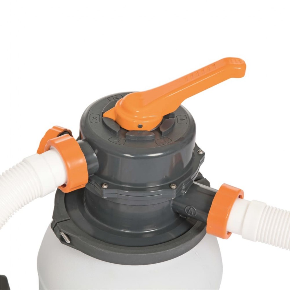 PERAGASHOP Pompe à Sable Classique Noir Acier Inoxydable 627266 - Compatible Intex