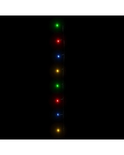 Guirlande lumineuse 400 LED 40 m 8 effets lumineux Blanc chaud