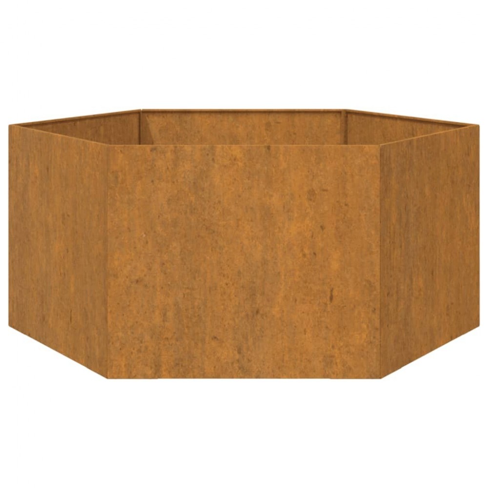 Jardinière Surélevée Rouillée 200x40x80 Cm – Acier Corten Résistant Intempéries, Lit De Jardin Grand Format