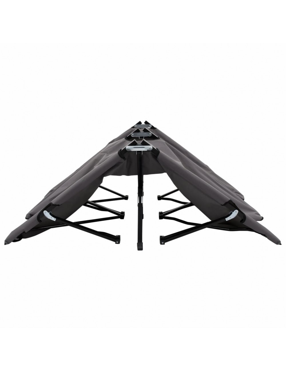 Lit de camp pliable Lit camping en tissu oxford Lit de voyage à pliage