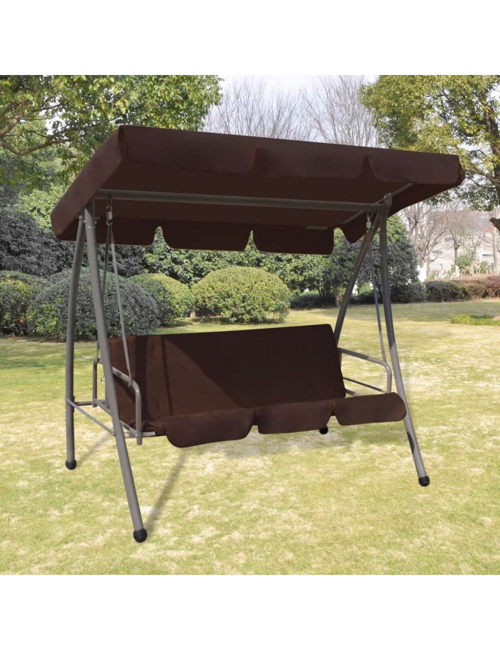 Fauteuil De Camping Basculant/balançoire - Léger, Pliable, Tissu Oxford Et Tube Acier, 3 Kg
