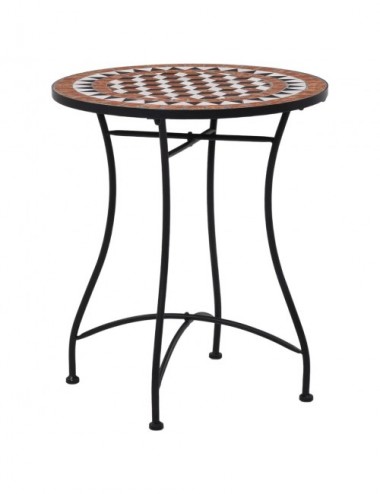 Table de jardin Anthracite 150x90x72 cm Plastique Aspect rotin