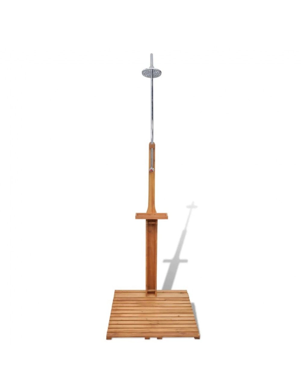 Douche de jardin en bois