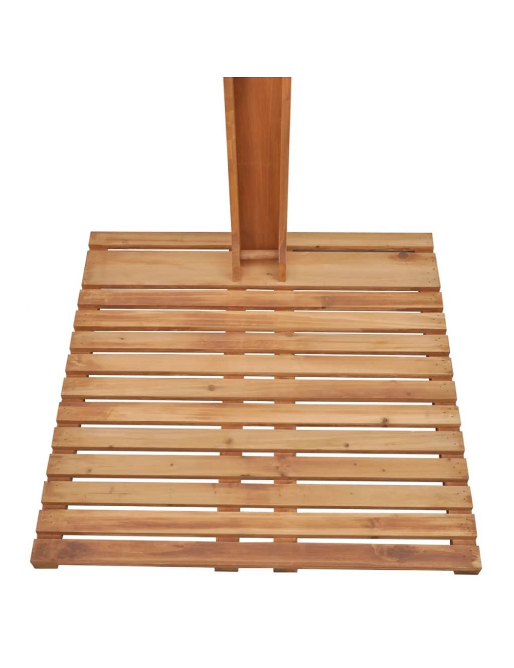 Douche de jardin en bois