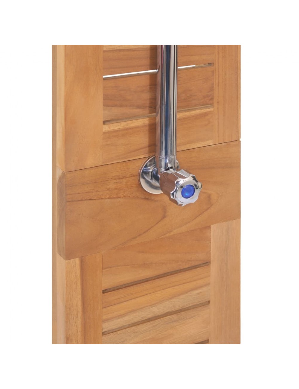 Douche de jardin Teck massif 70 x 75 x 204 cm