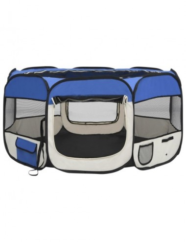 Maison Exclusive - Parc pliable pour chien avec sac de transport