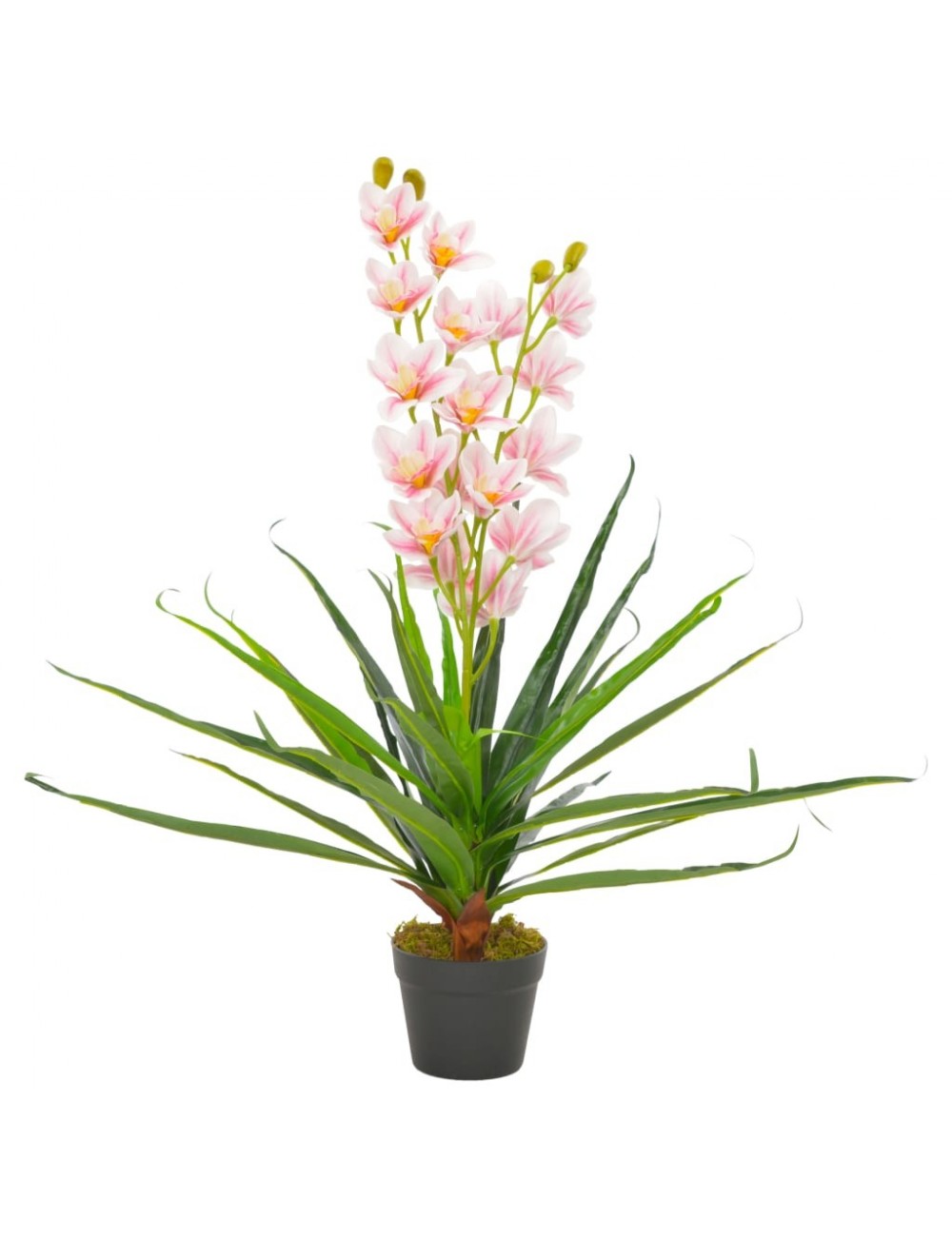 Plante artificielle avec pot Orchidée Rose 90 cm | Jardinao.com