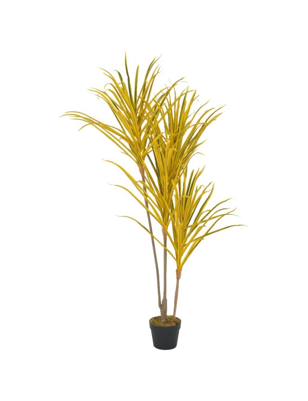Plante artificielle avec pot Dracaena Jaune 125 cm