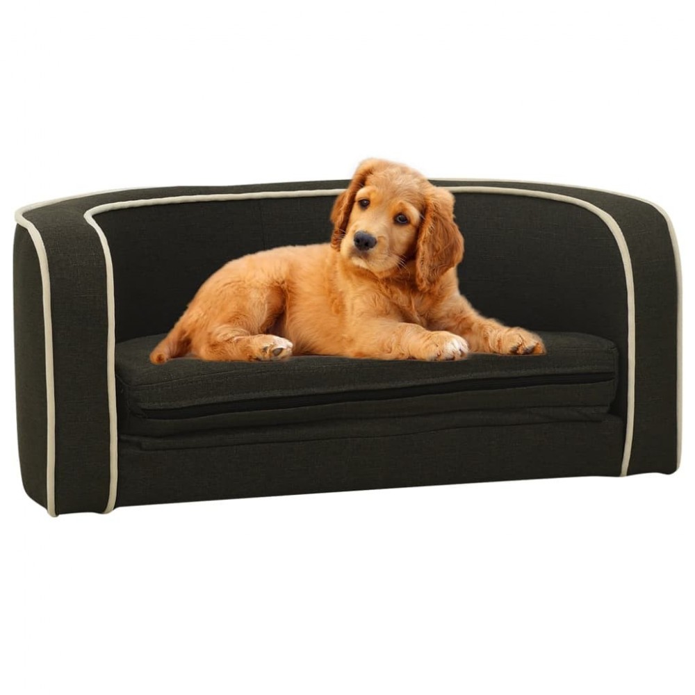 Canapé pour chien en Tissu de couleur Gris