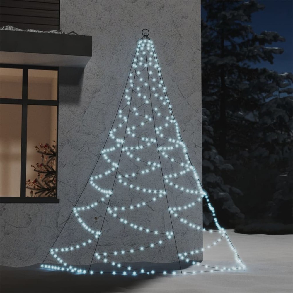Sapin Lumineux Extérieur Solaire - Lot De 2 - 60 Cm De Haut - Lumières LED Blanc Chaud - Étoile Au Sommet - IP44 - Décoration Noël Jardin, Terrasse